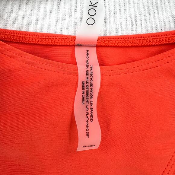OOKIOH Monaco Bikini Bottom Womens Medium Orange High Leg Ring NWT - Picture 10 of 12
